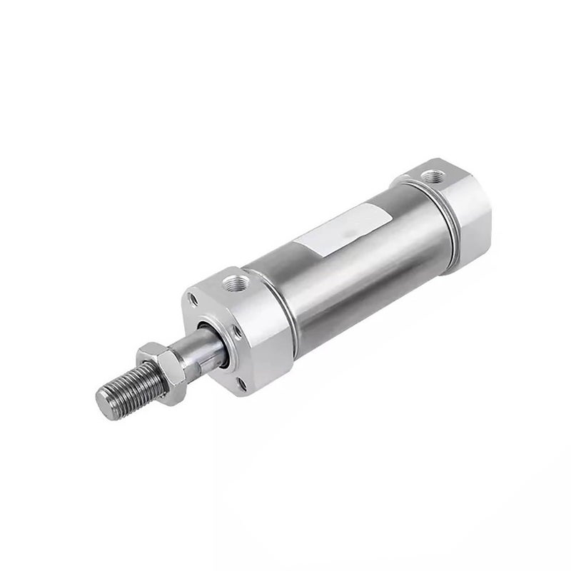 Stainless Steel Mini Pneumatic Cylinder 20mm Bore 225mm Stroke Double Acting - Image 2