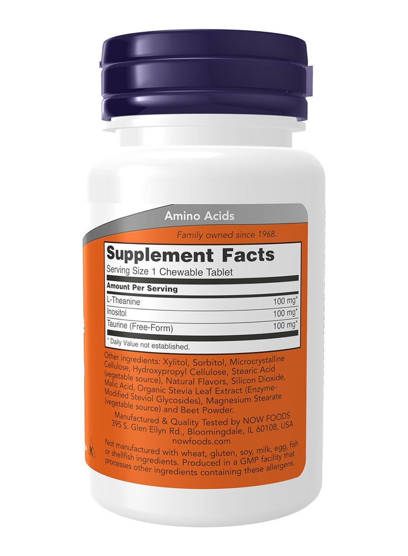 now L-Theanine - 100Mg, 90 Chewables - Image 2