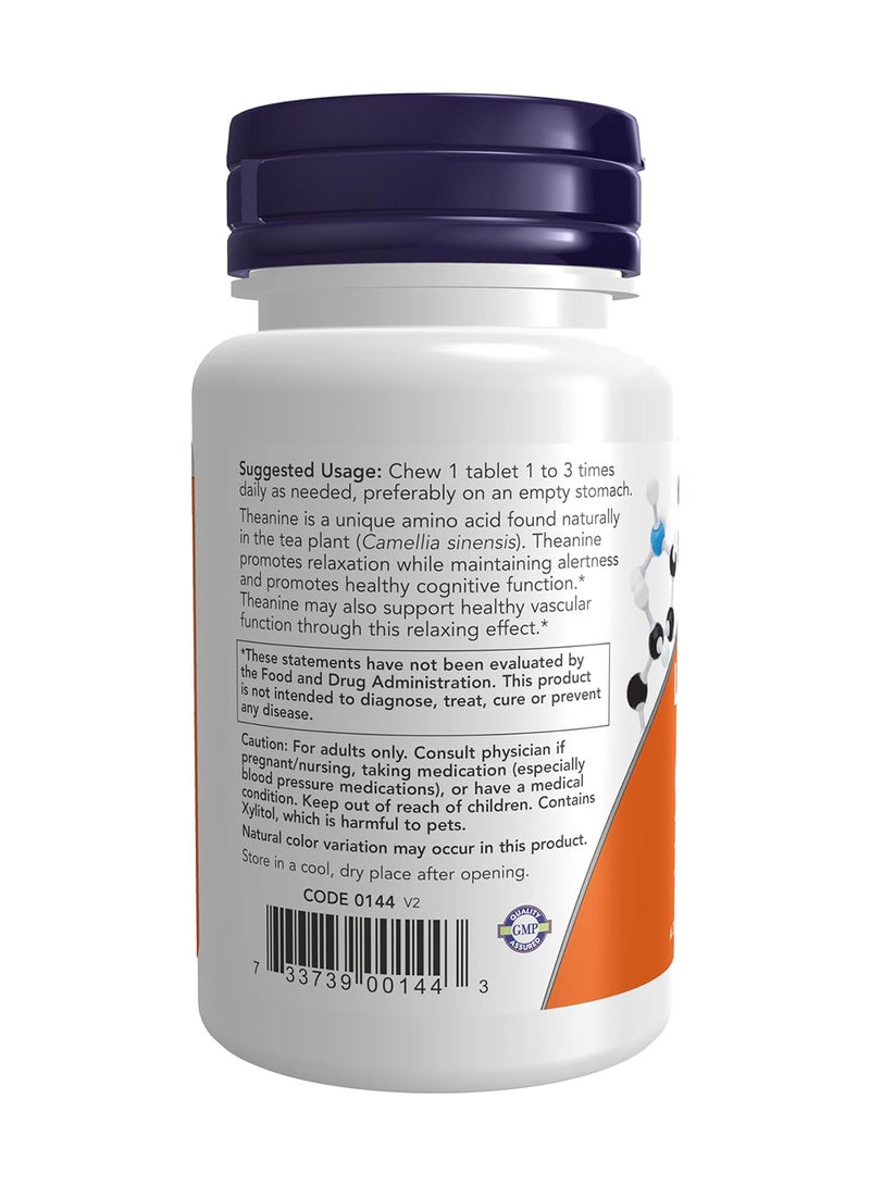 now L-Theanine - 100Mg, 90 Chewables - Image 3