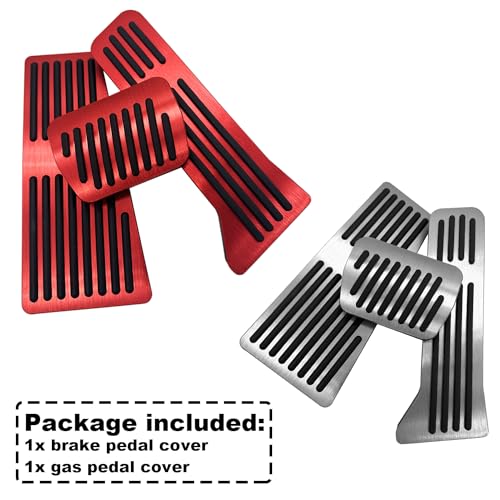 Rxmgf Brake Foot Rest Pedal Cover Gas Accelerator Pedal Cover Compatible with Mazda CX-3 CX-5 CX-9 Mazda 2 3 6 (Silvery) - Image 5