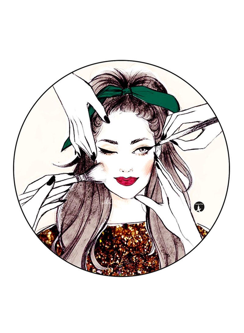 RKN Woman Printed Mouse Pad  Multicolour