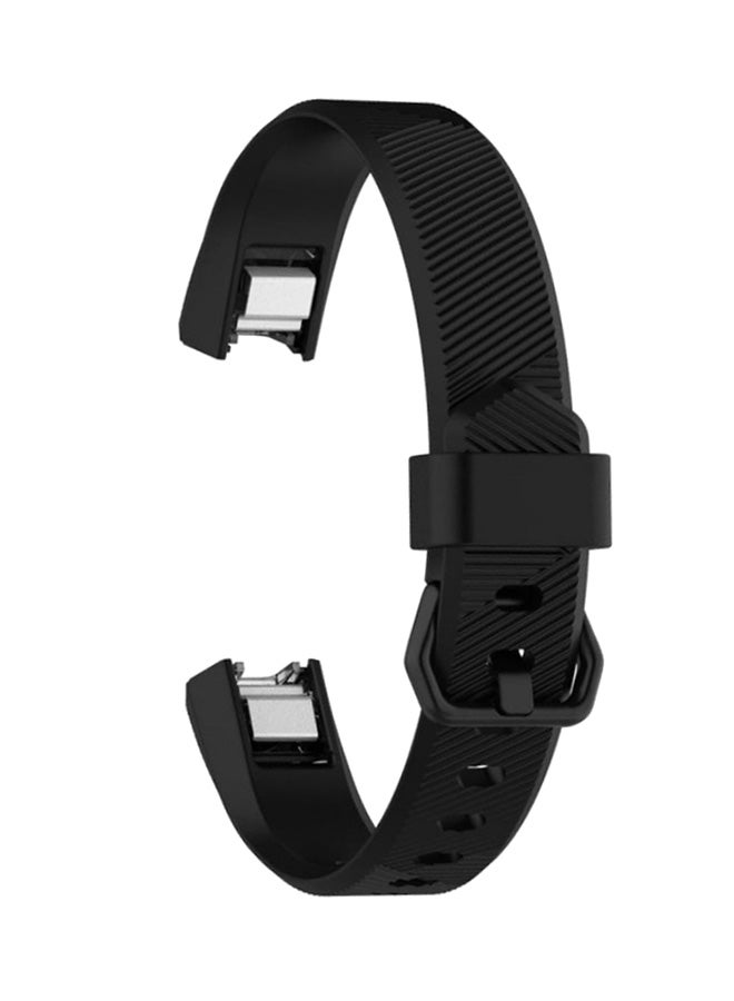 QiaoKai Silicone Band For Fitbit Alta HR Black