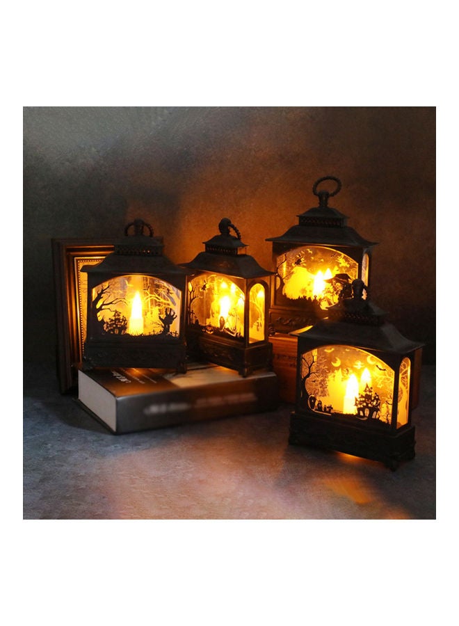 إسكدنيا فانوس  للشموع يعمل دون بطارية مع نموذج ساحرة أسود 19*5.5*13.8سم - Image 3