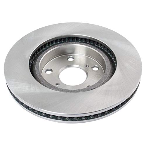 TRQ Front Disc Brake Rotor & Metallic Brake Pad Kit Set Compatible with 2009-2013 Toyota Marix / 2006-2018 Toyota Rav4 / 2011-2016 Scion tC / 2009-2010 Pontiac Vibe - Image 5