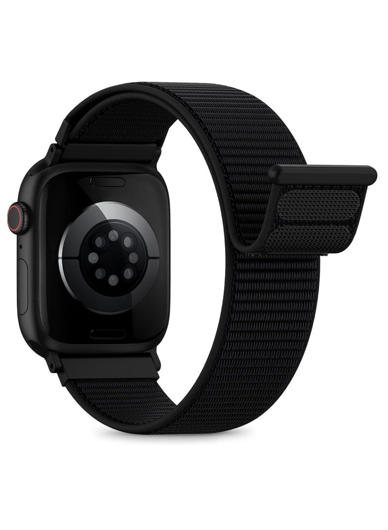 Youque Nylon Replacement Wrist Band for Apple iWatch Series 10 46mm, Compatible with iWatch Band 42mm/44mm/45mm/46mm/49mm, for iWatch Ultra Series 11 10 9 8 SE 7 6 5 4 3 2 1 - Image 1
