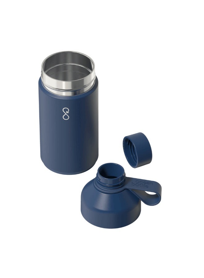 Ocean Bottle Premium 750ml Recycled Stainless Steel Water Bottle – Vacuum Insulated Leak-Proof Reusable Eco Friendly Drink Bottle for Cold & Hot Beverages, Dishwasher Safe, Sustainable Ocean Plastic Impact Design (Ocean Blue) - Image 2
