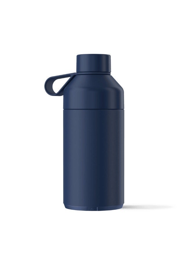 Ocean Bottle Premium 750ml Recycled Stainless Steel Water Bottle – Vacuum Insulated Leak-Proof Reusable Eco Friendly Drink Bottle for Cold & Hot Beverages, Dishwasher Safe, Sustainable Ocean Plastic Impact Design (Ocean Blue) - Image 3