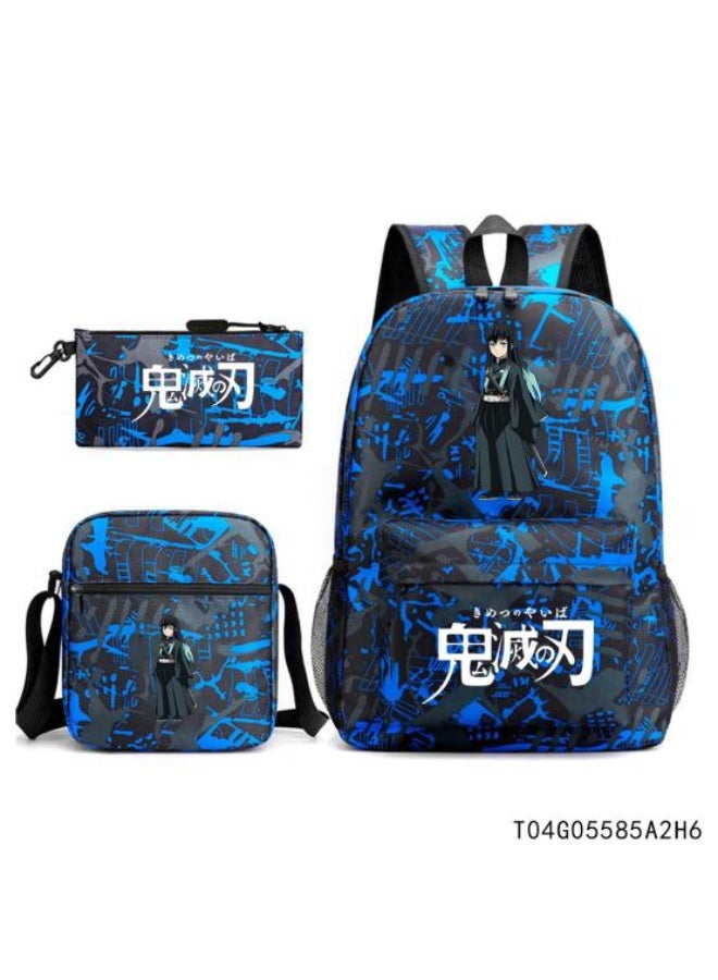 Personalized animation style backpack combination, fashionable appearance, showing unique personality charm - 201