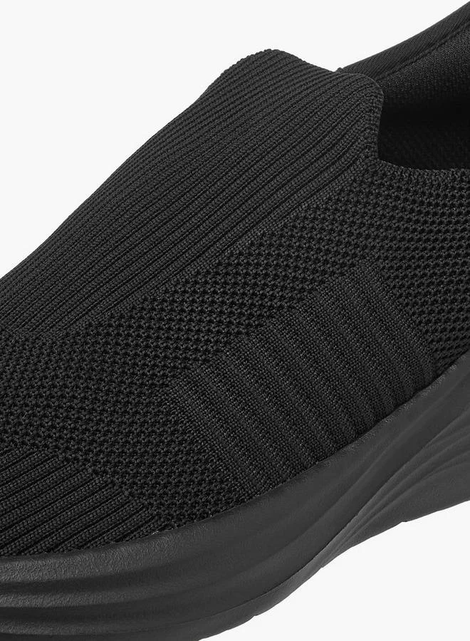 LBL by Shoexpress BLACK Men's Textured Slip-On Sports Shoes for Men | Best Price UAE