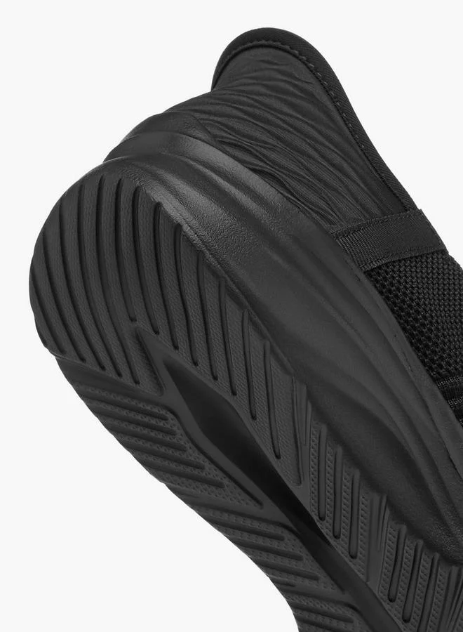 LBL by Shoexpress BLACK Men's Textured Slip-On Sports Shoes for Men | Best Price UAE