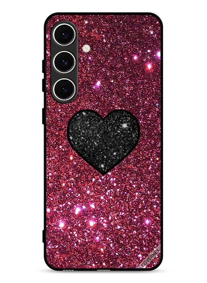 Covernex Samsung Galaxy S24 FE 5G Protective Case Cover Heart In Glitters - Image 1