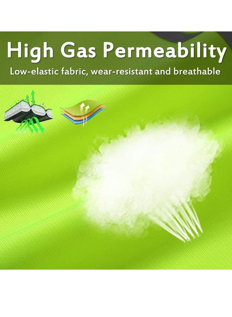 Barakah 10 قطع أحزمة فيلكرو العاكسة، سوار قابل للتعديل العاكس، للمشي الليلي، وركوب الدراجات والجري (أخضر) - Image 3