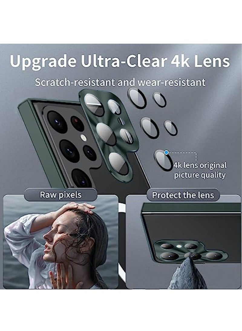 Samsung S23 Ultra 5G Metal Case Compatible with MagSafe Wireless Charger Translucent Shokproof Protective Back with Camera Lens Protection Magnetic Case Cover for Galaxy S23 Ultra 5G Accessories - Image 3