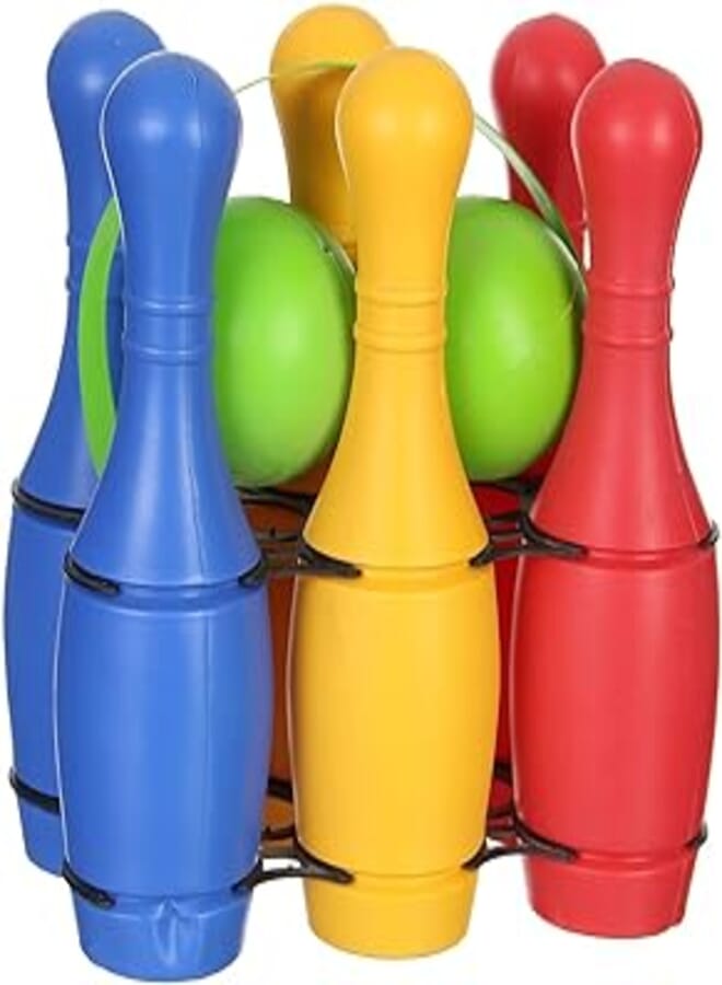 Other Plastic Bowling Set of 8 - Multi color