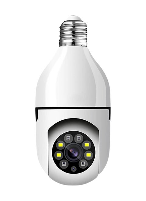 360 Degree Wireless WIFI Light Bulb Security Camera with Motion Detection and two Way Audio system