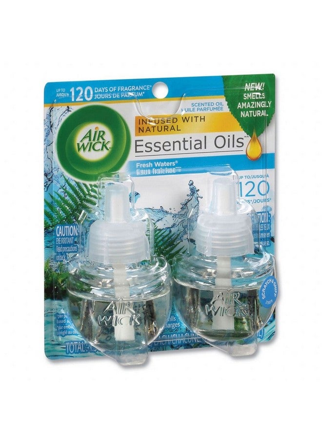 أير ويك عبوة تعبئة معطر هواء بزيت معطر برائحة المياه العذبة شفاف 19 مل 7561632 - Image 3