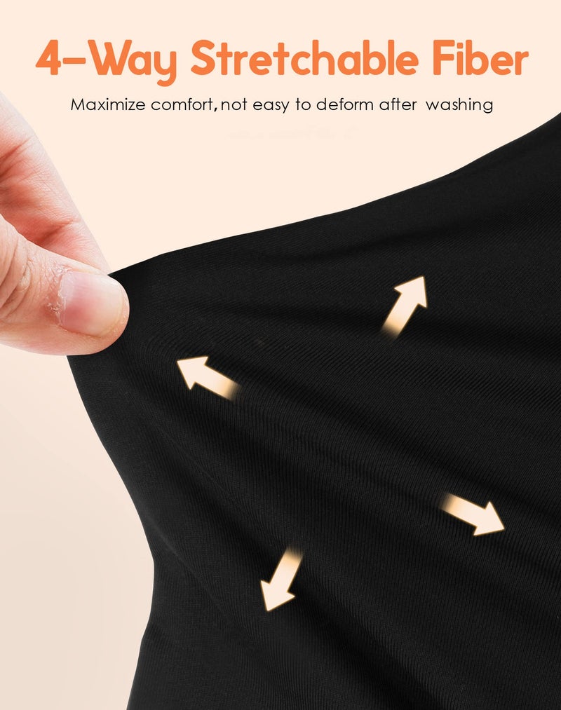 MANCYFIT Thermal Underwear for Boys Fleece Lined Long Johns Set Kids Base Layer Ultra Soft Black X-Large - Image 4