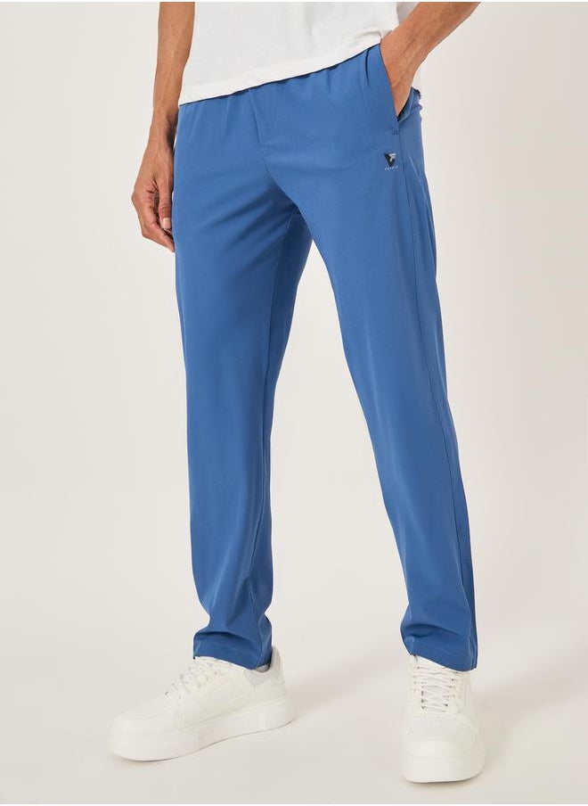 Fort Collins Solid Drawstring Waist Regular Fit Pants  - Image 1