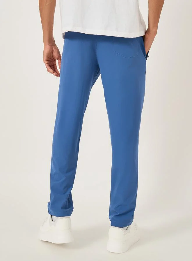 Fort Collins Solid Drawstring Waist Regular Fit Pants