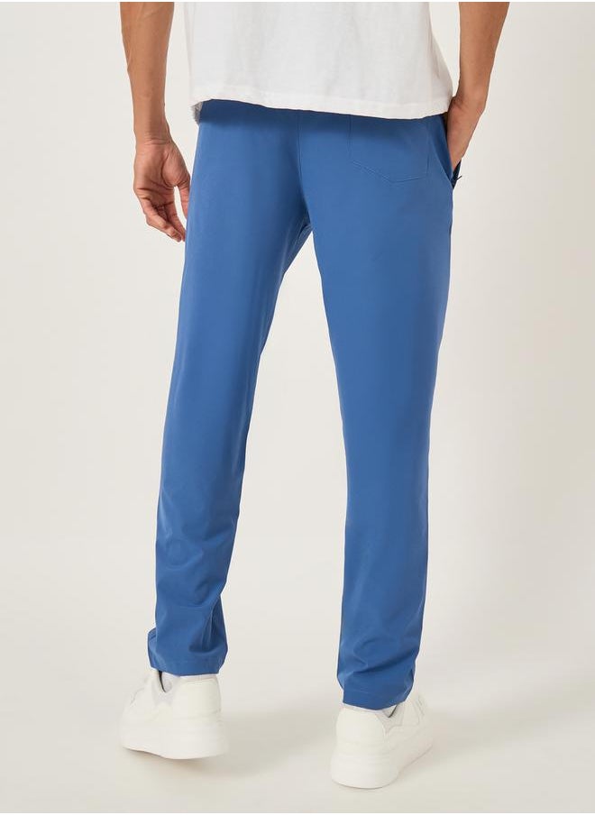 Fort Collins Solid Drawstring Waist Regular Fit Pants  - Image 4