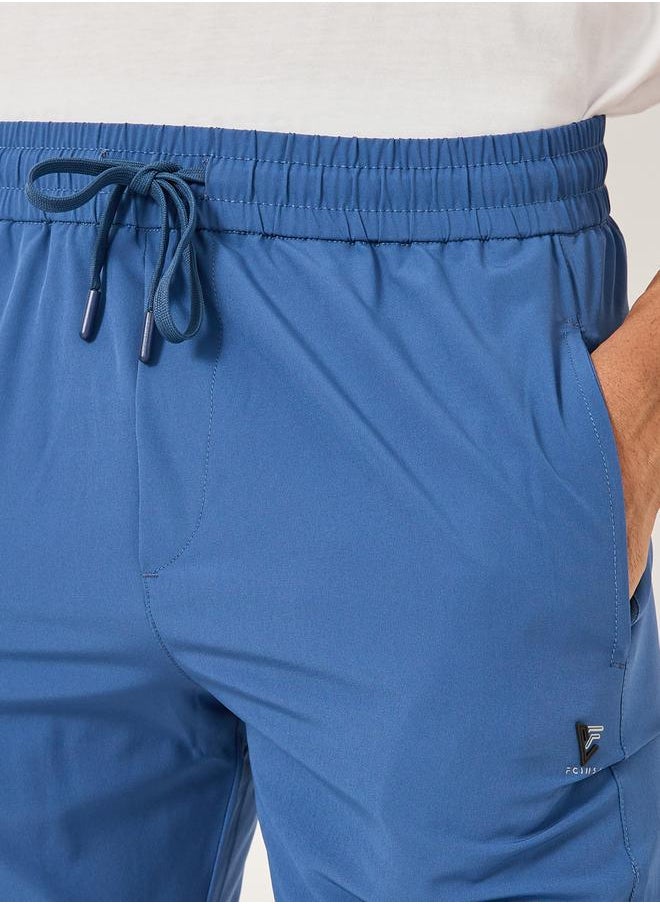 Fort Collins Solid Drawstring Waist Regular Fit Pants  - Image 3