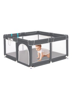 SKY-TOUCH Baby Extra Large Playard, Grey, 200 CM X 200 CM  - Image 1