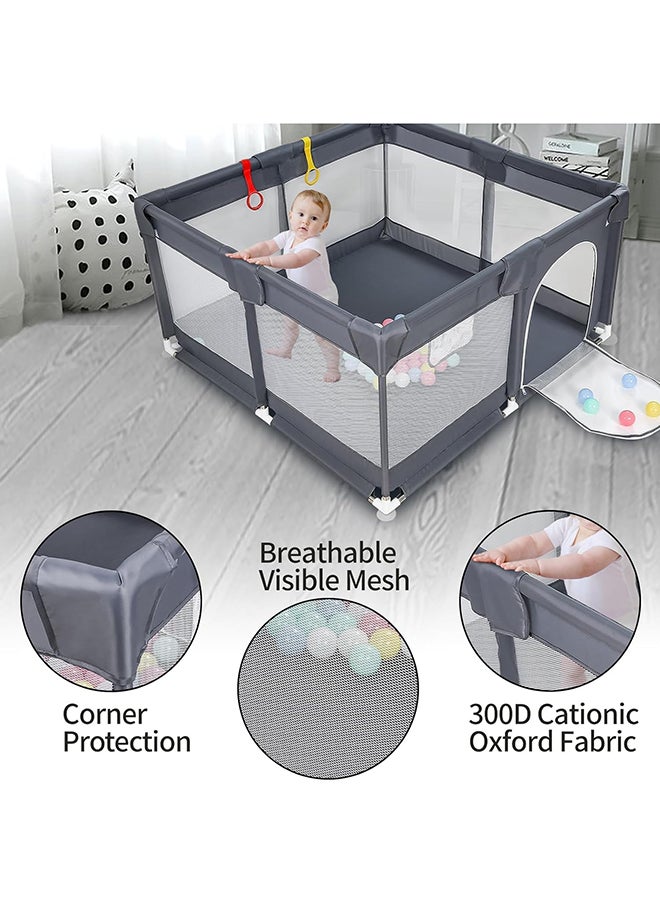 SKY-TOUCH Baby Extra Large Playard, Grey, 200 CM X 200 CM  - Image 5
