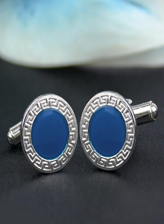 Kavove The Backyard Blue Cufflink - Image 2