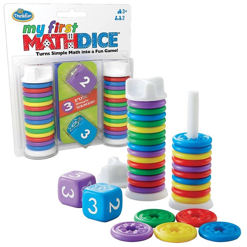ThinkFun My First Math Dice - Engaging Counting Game for Kids | Enhances Math & Number Skills | Fun Learning Activity for Ages 3+ - Image 1