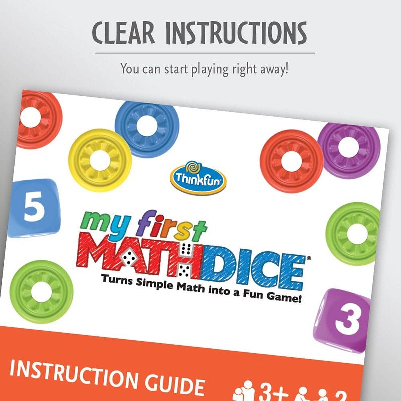 ThinkFun My First Math Dice - Engaging Counting Game for Kids | Enhances Math & Number Skills | Fun Learning Activity for Ages 3+ - Image 4