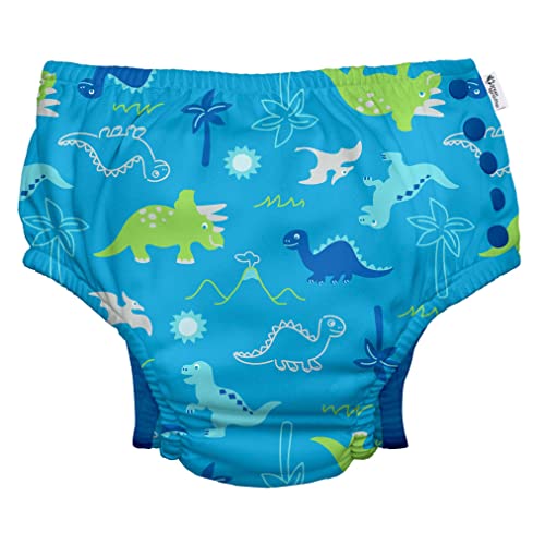 green sprouts i Play Boys Swim Diaper Aqua Dinosaur-3T - Image 2