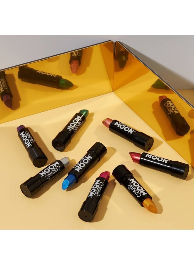 Cosmic Moon Smiffy's Cosmic Moon Metallic Lipstick, Multi-Colour, 5 gm, S10527 - Image 5