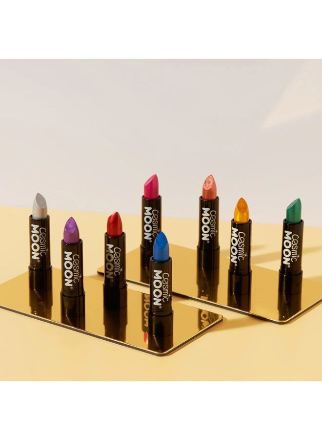 Cosmic Moon Smiffy's Cosmic Moon Metallic Lipstick, Multi-Colour, 5 gm, S10527 - Image 4