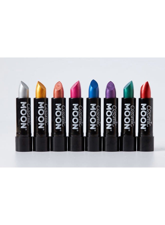 Cosmic Moon Smiffy's Cosmic Moon Metallic Lipstick, Multi-Colour, 5 gm, S10527 - Image 3