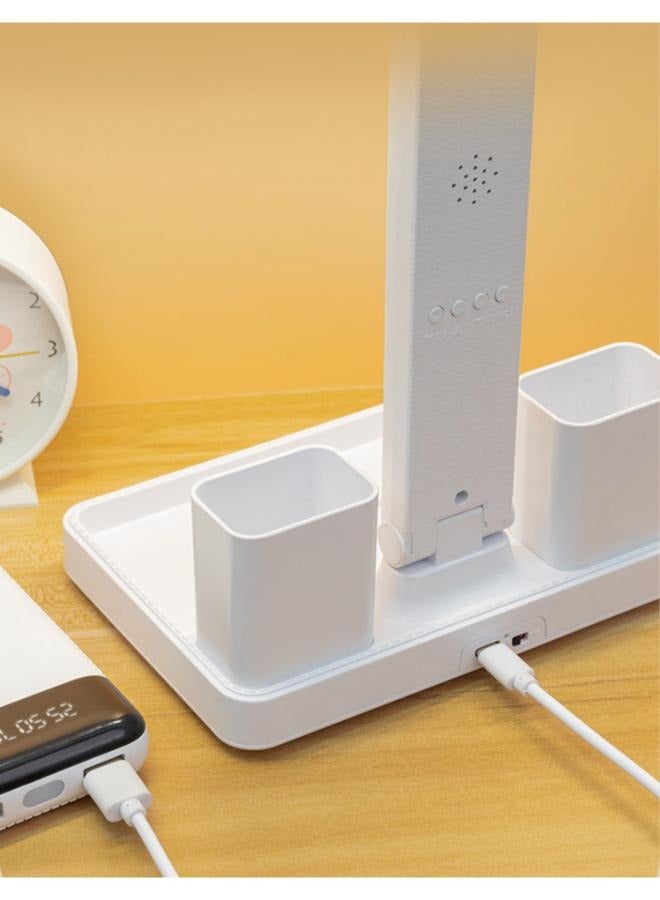 Rechargeable Multifunctional Intelligent Display Desk Lamp Eye Protection Charging and Plugging Purpose Primary Study Reading Desk Lamp - Image 3