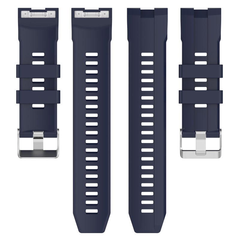 erorex For Huawei Watch Gt Cyber Monochrome Silicone Watch Band(Blue) - Image 2