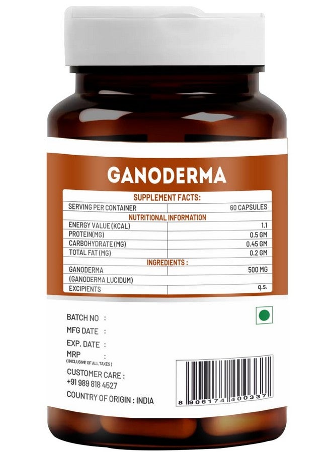 Vitawin VitaWin Ganoderma For Boost Immunity, Detox Rejuvenation & Anti-Oxidant Support, Ultimate Health & Nutrition Supplements, 60 - Veg Capsules  - Image 3