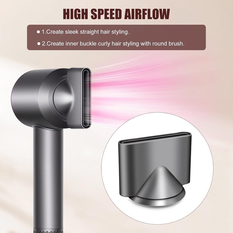 Odashen Gentle Air Attachments/Diffuser/Styling/Concentrator/Smoothing Nozzle Accessories for Dyson Supersonic Hair Dryer HD01,HD02,HD03 (Styling Concentrator) - Image 2