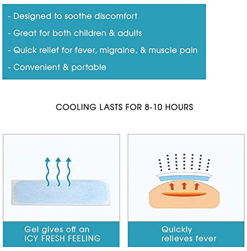 Mummamia Baby & Kids Safe Cooling Gel Patch for Fever (PACK OF 8) - Image 3