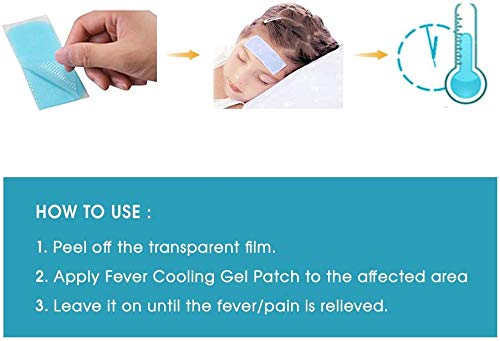 Mummamia Baby & Kids Safe Cooling Gel Patch for Fever (PACK OF 8) - Image 2