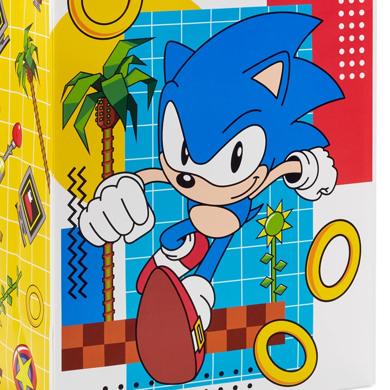 Hallmark Sonic the Hedgehog Gift Bags for Kids, Gamers (2 Bags: 1 Large 13", 1 Extra Large 15") for Birthdays, Back to School, Christmas - Image 5
