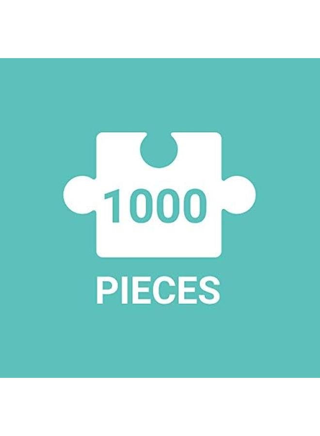 Galison Andrea Pippins Flowers In Your Hair Color In 1000 Piece Panoramic Puzzle From Once Complete Color In The 39" - Image 3