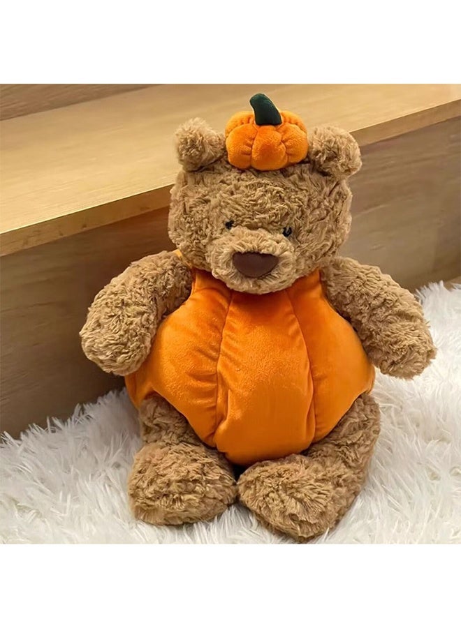 Cute Barcelo Bear Series Plush Toys - 32cm Pumpkin Bear - Image 5