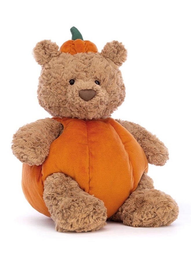 Cute Barcelo Bear Series Plush Toys - 32cm Pumpkin Bear - Image 2