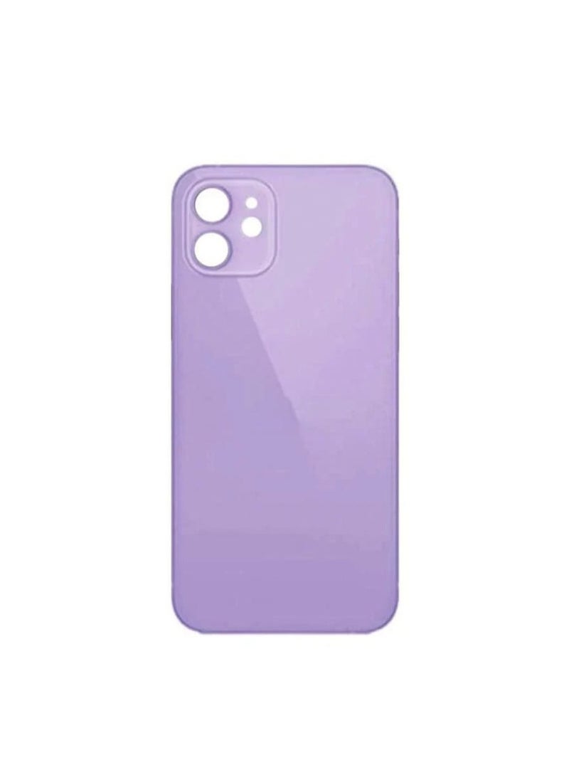 Generic - Replacement Back Glass iphone 12 purple - Image 1