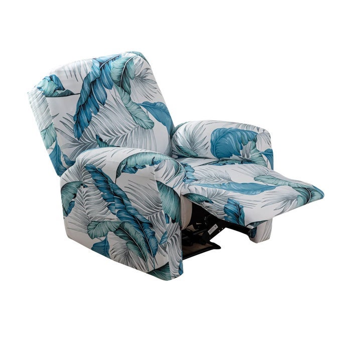 ECOANCHENG RECLINER SLIPCOVERS 4PIECES RECLINER CHAIR COVERS LAZY BOY CHAIR COVERS STRETCH RECLINER COUCH COVERS FITTED NON SLIP RECLINING SLIPCOVERS FURNITURE PROTECTOR FOR RECLINER WITH POCKET