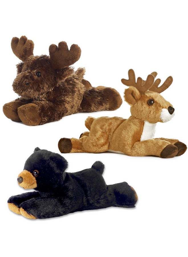 Aurora Bundle Deer Maxamoose and Black Bear Woodland Forest Mini Flopsies - Image 2