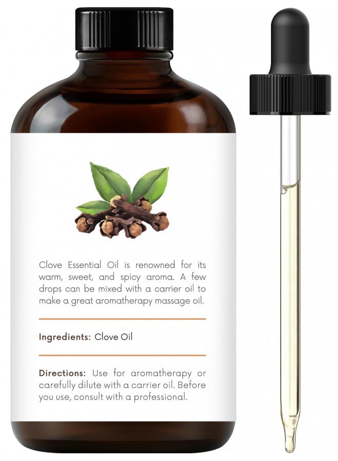 handcraft Blends Handcraft Clove Essential Oil - 100% Pure and Natural - Premium Therapeutic Grade with Premium Glass Dropper - Huge 4 fl. Oz  - Image 3
