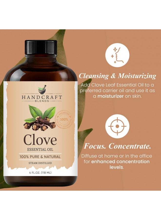 handcraft Blends Handcraft Clove Essential Oil - 100% Pure and Natural - Premium Therapeutic Grade with Premium Glass Dropper - Huge 4 fl. Oz  - Image 5