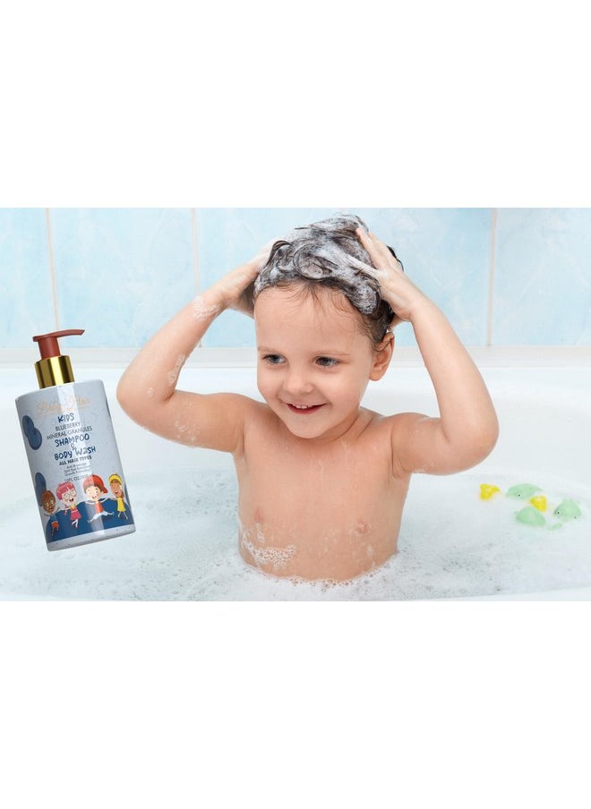 BABY HAIR - Blueberry Mineral Kids Shampoo/Body Wash, Sulfate-Free Kids Tearless Shampoo and Body Wash, Shampoo For Kids with Blueberry & Strawberry Oil and Aloe Vera, No Tears Shampoo, 10 fl.oz. - pzsku/ZEC6491B1C9E95BD9E936Z/45/_/1737031806/03cc77be-86d5-4fe0-b63e-e08d9bf594c6